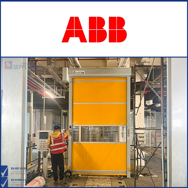 成人高清视频在线观看 ABB上海超级工厂安装西朗快速门、卷帘门、平开门